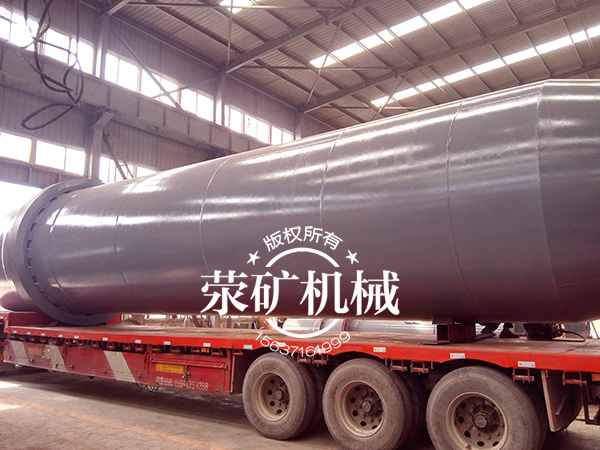 2.8x60米回轉(zhuǎn)窯設(shè)備裝車，單臺(tái)設(shè)備裝車完畢
